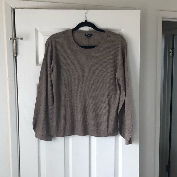 SPLENDID Georgia Ribbed Sweater Ash Large - Picture 2 of 6